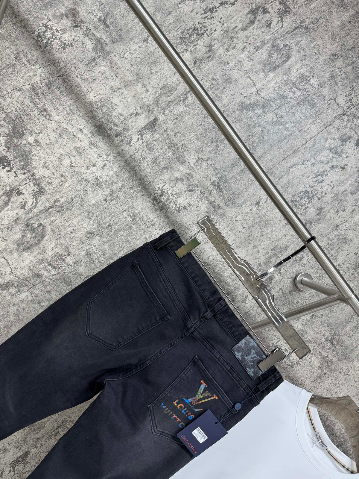 Pantalones vaqueros elásticos ajustados para hombre