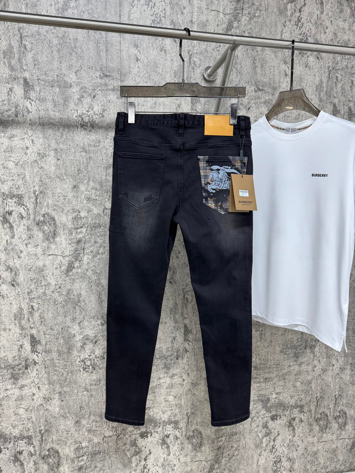 Pantalones vaqueros elásticos ajustados para hombre
