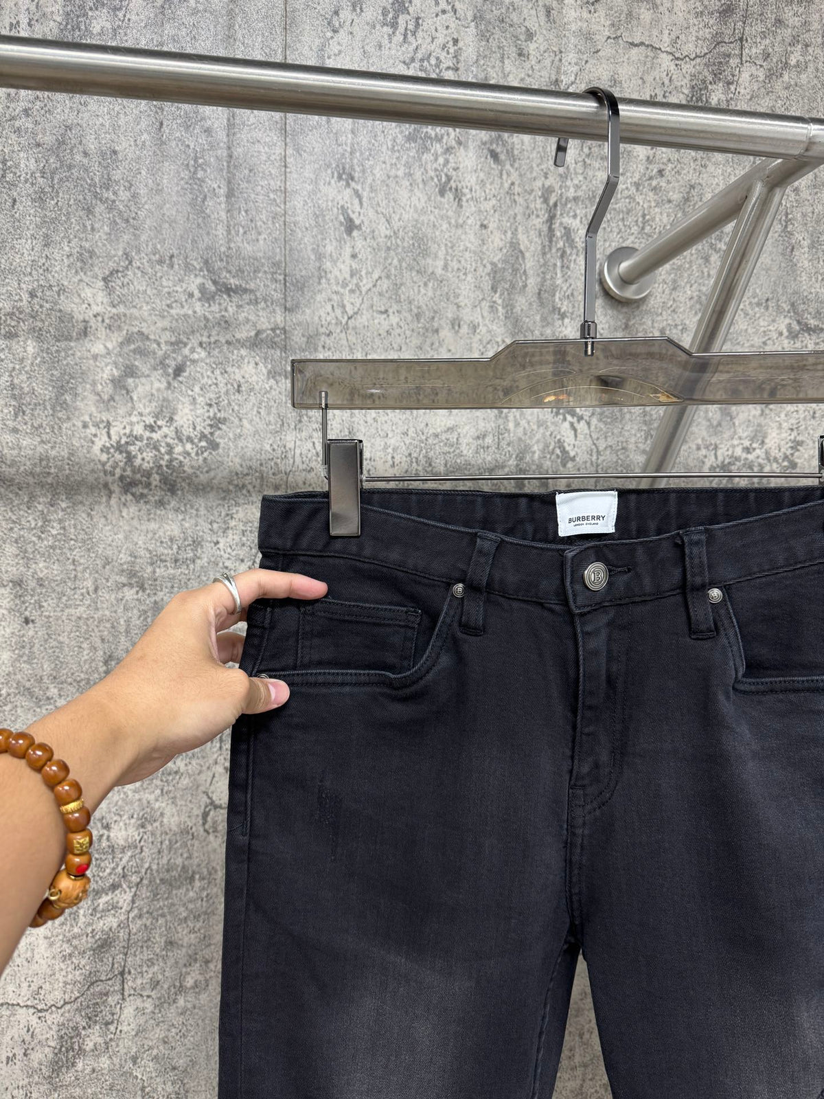 Pantalones vaqueros elásticos ajustados para hombre