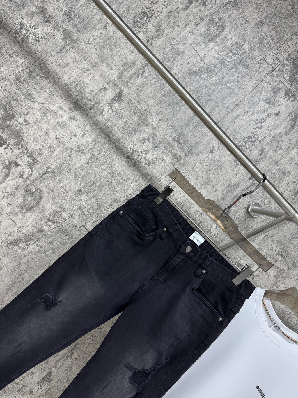 Pantalones vaqueros elásticos ajustados para hombre
