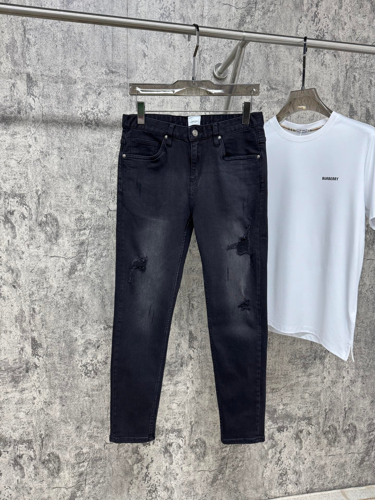 Pantalones vaqueros elásticos ajustados para hombre