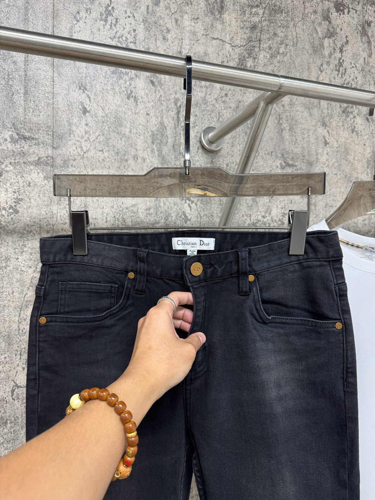 Pantalones vaqueros elásticos ajustados para hombre
