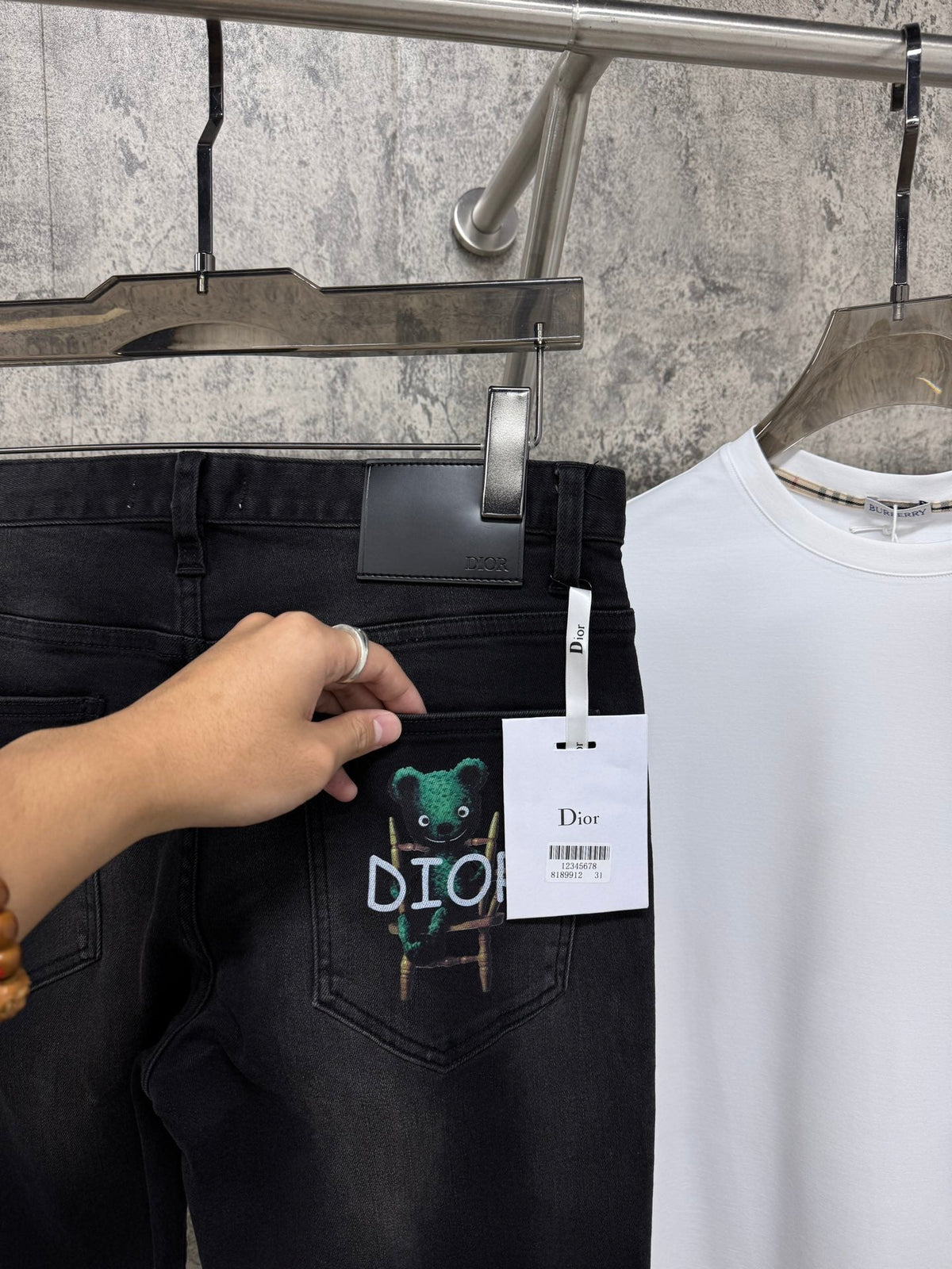 Pantalones vaqueros elásticos ajustados para hombre