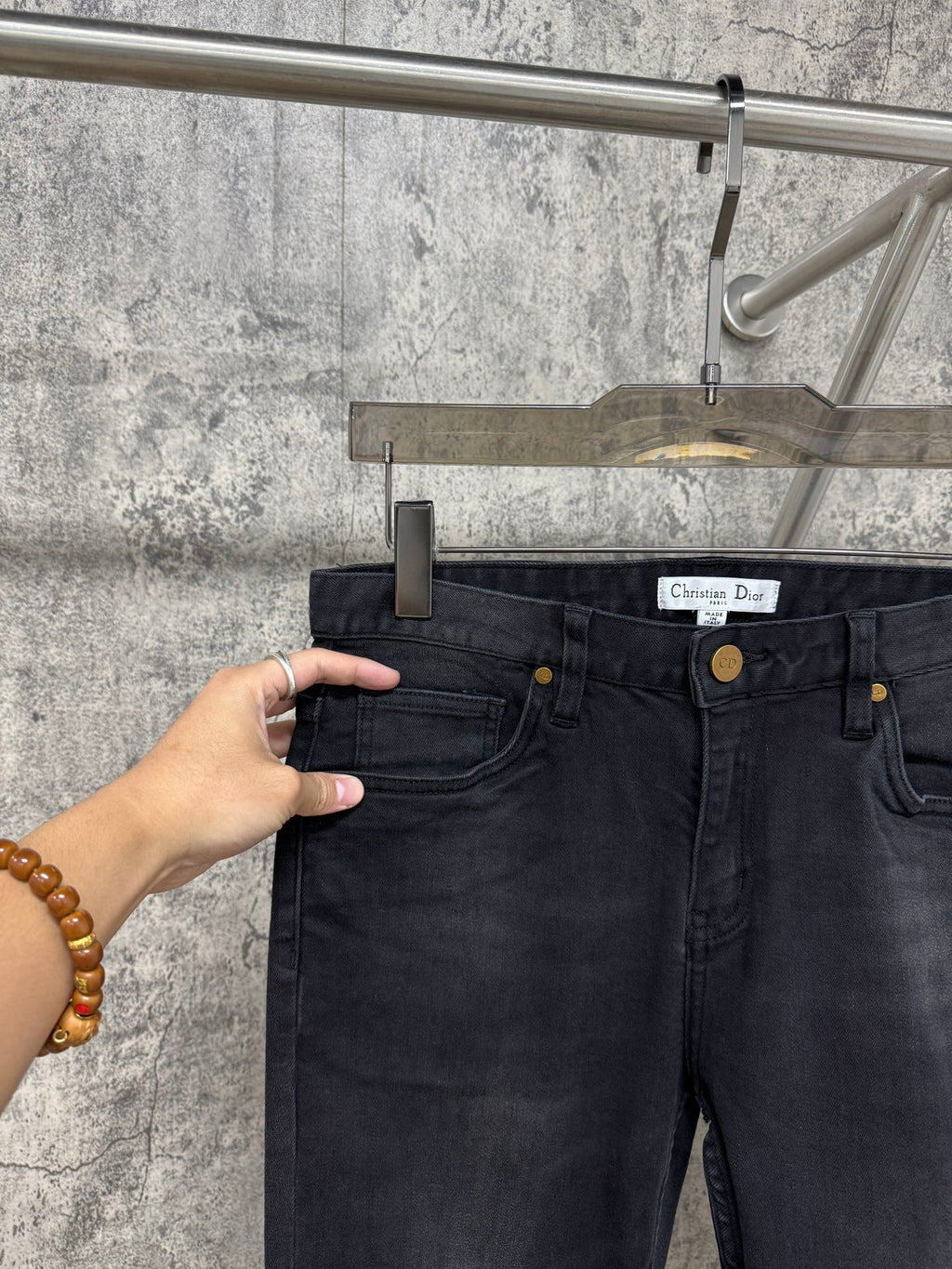Pantalones vaqueros elásticos ajustados para hombre