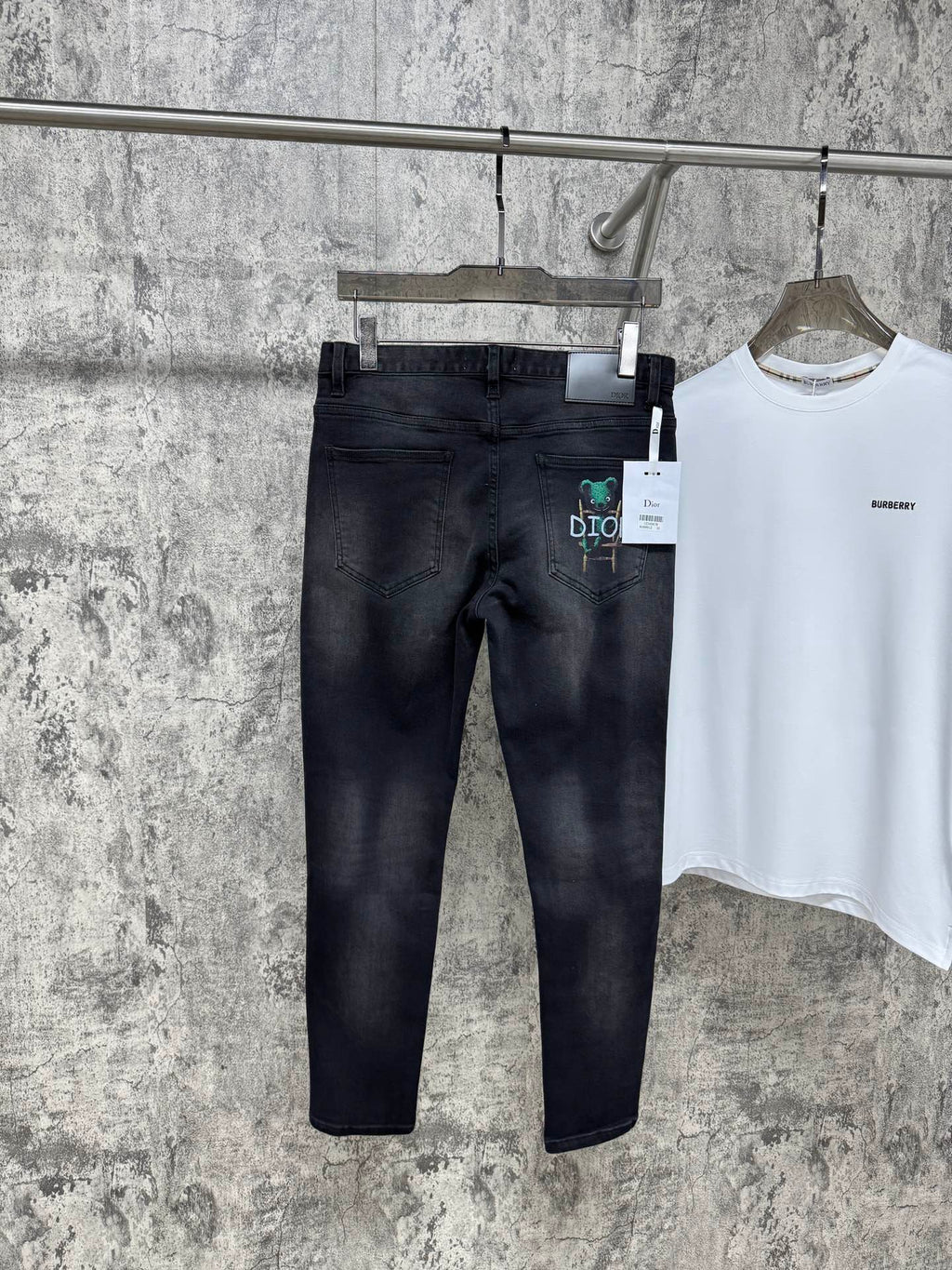 Pantalones vaqueros elásticos ajustados para hombre