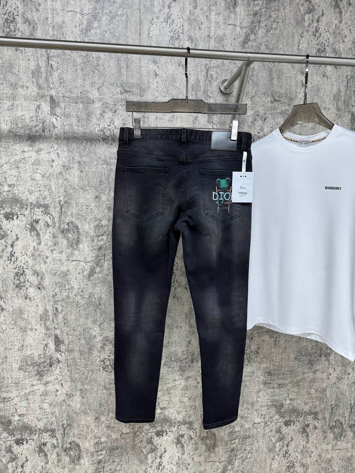 Pantalones vaqueros elásticos ajustados para hombre