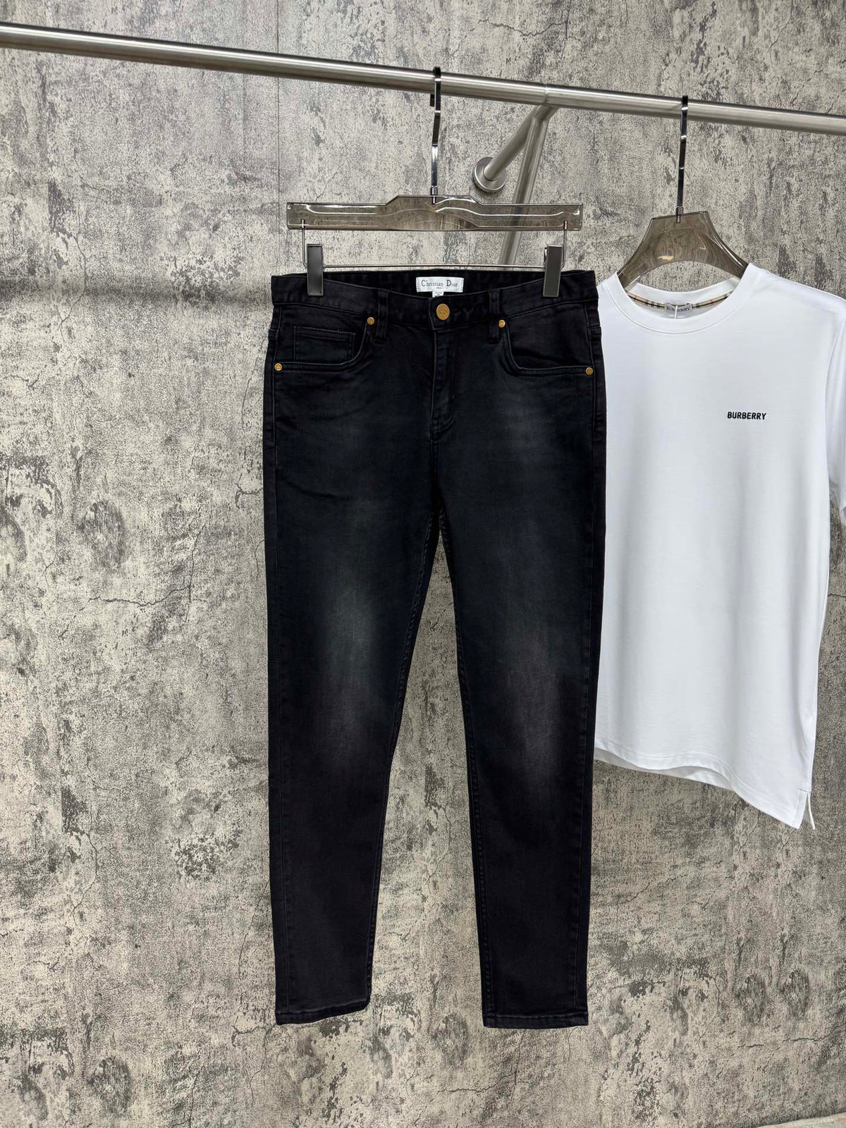 Pantalones vaqueros elásticos ajustados para hombre