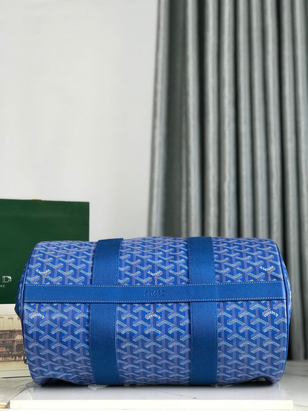 Bolsa deportiva de viaje tipo barril – Azul (40 cm)