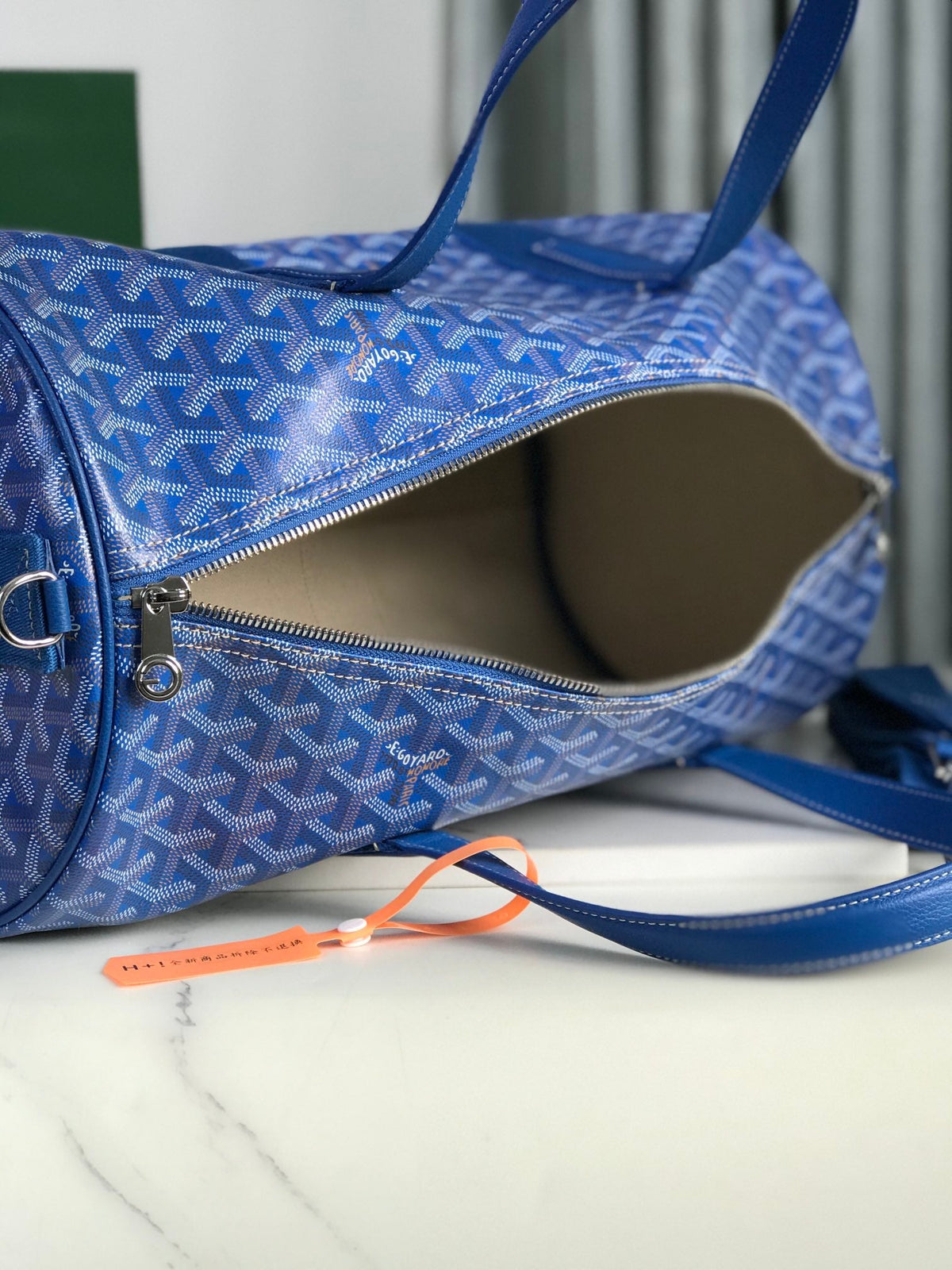 Bolsa deportiva de viaje tipo barril – Azul (40 cm)