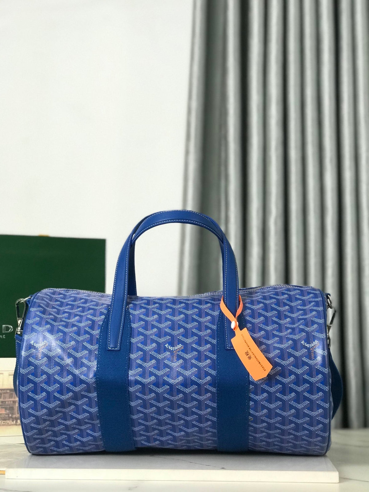 Bolsa deportiva de viaje tipo barril – Azul (40 cm)