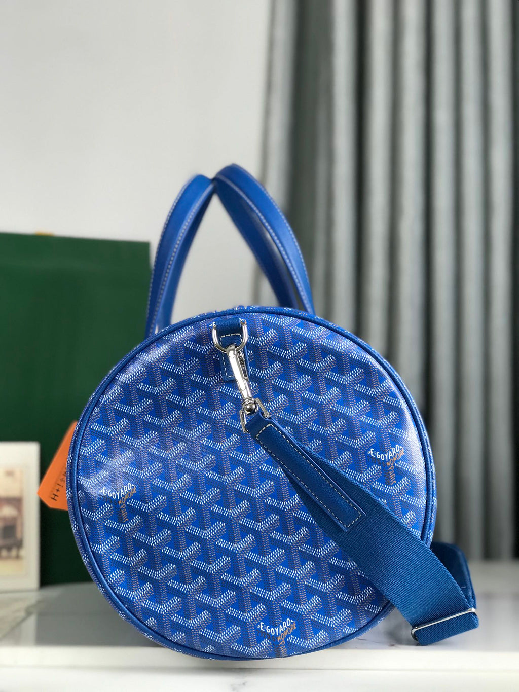Bolsa deportiva de viaje tipo barril – Azul (40 cm)