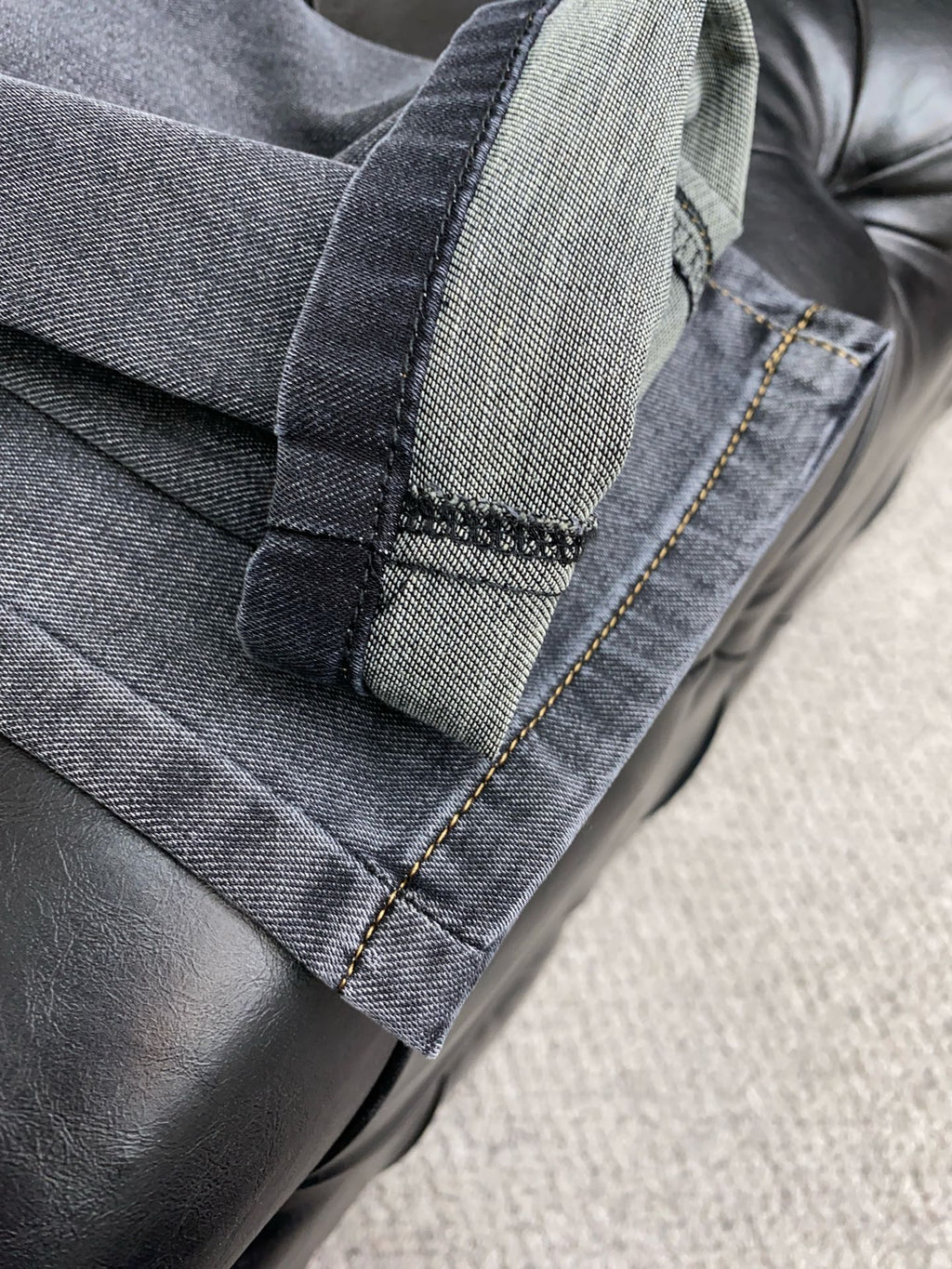 Pantalones vaqueros elásticos de corte recto y ajustado para hombre