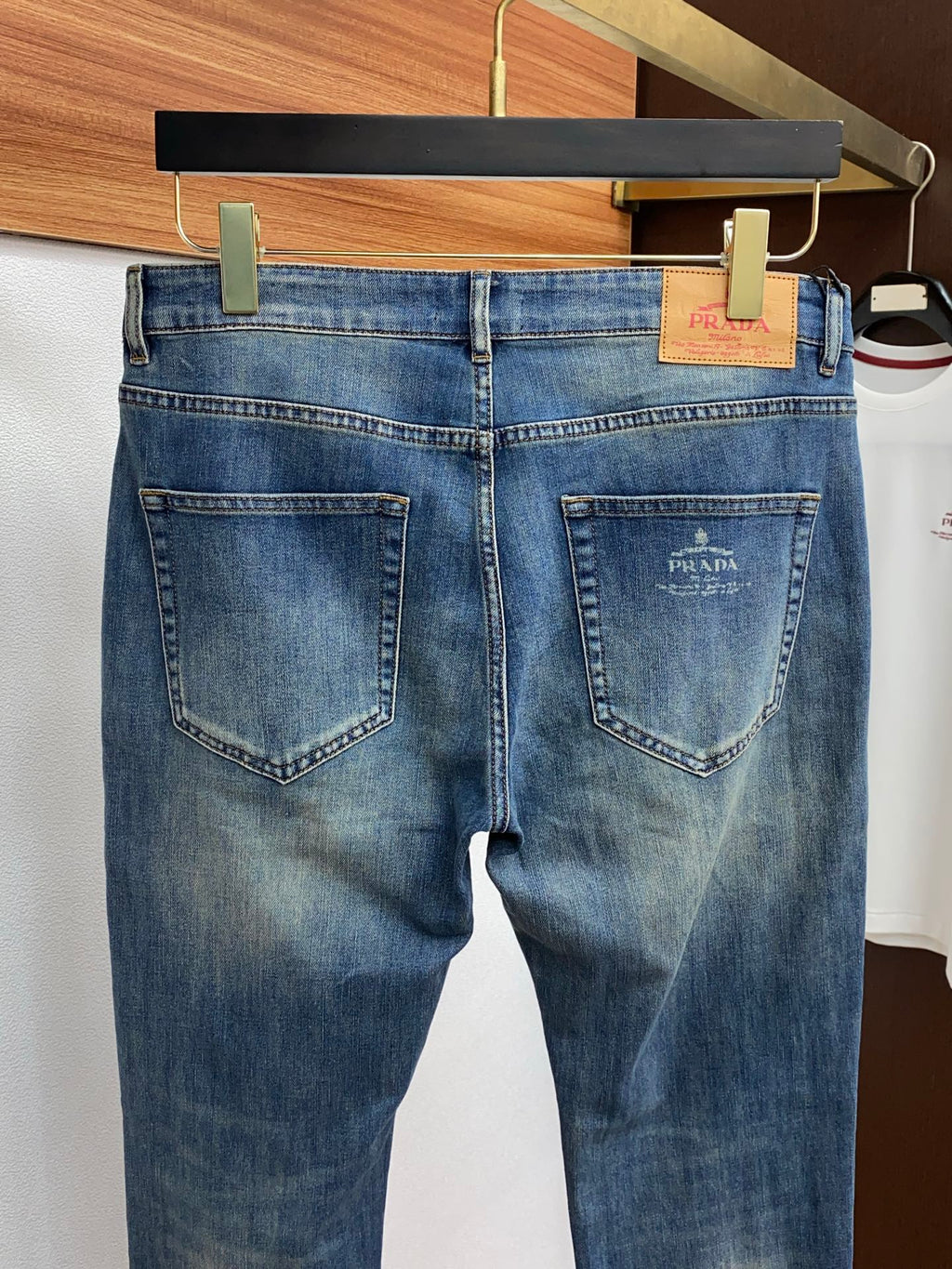 Pantalones vaqueros rectos elásticos para hombre