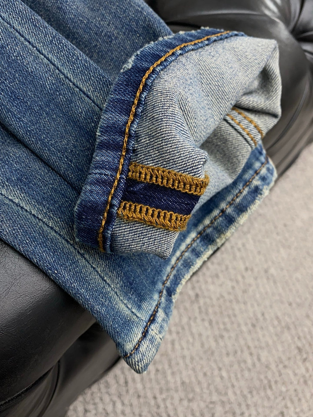 Pantalones vaqueros rectos elásticos para hombre