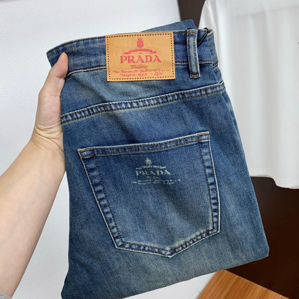 Pantalones vaqueros rectos elásticos para hombre