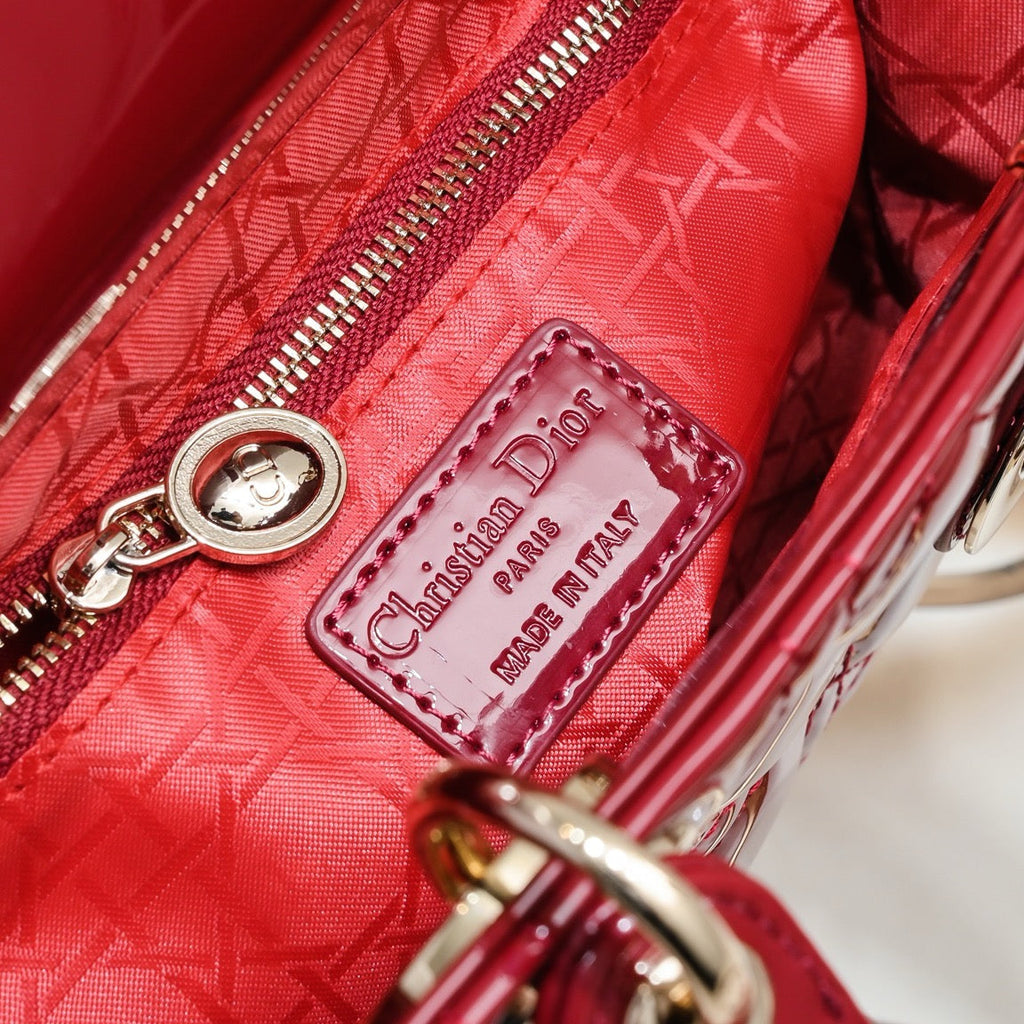 Bolso de hombro estilo Lady D – 24 cm