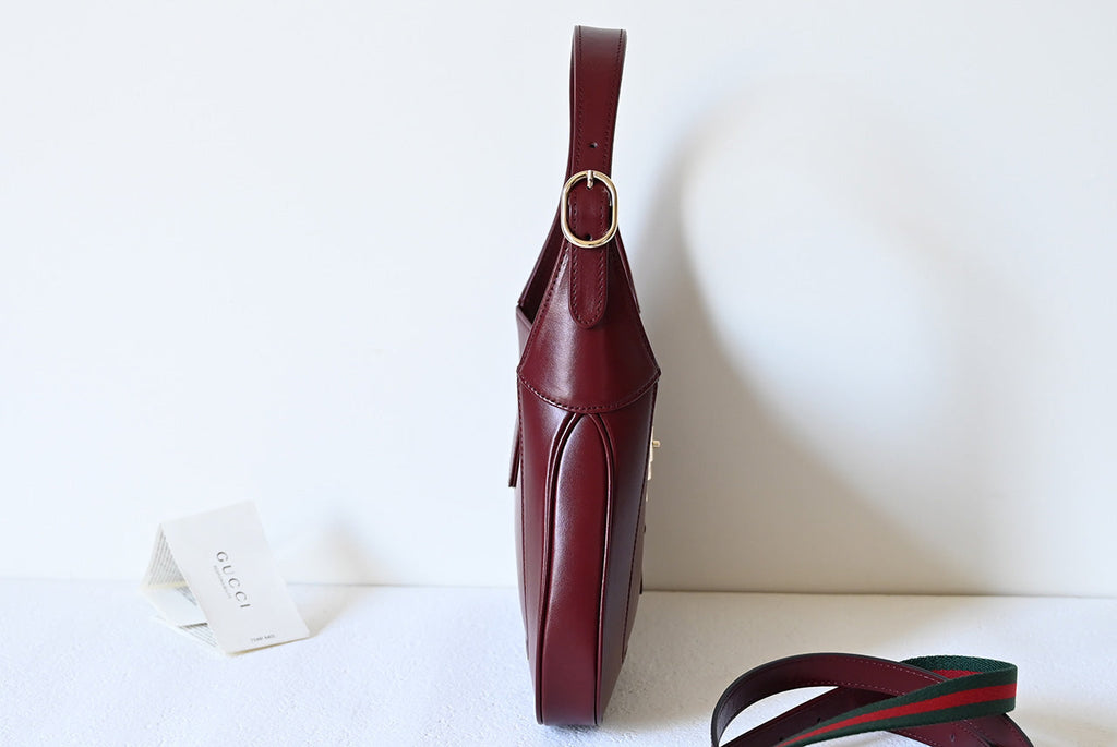 Bolso de hombro Jackie, nueva versión, de piel roja