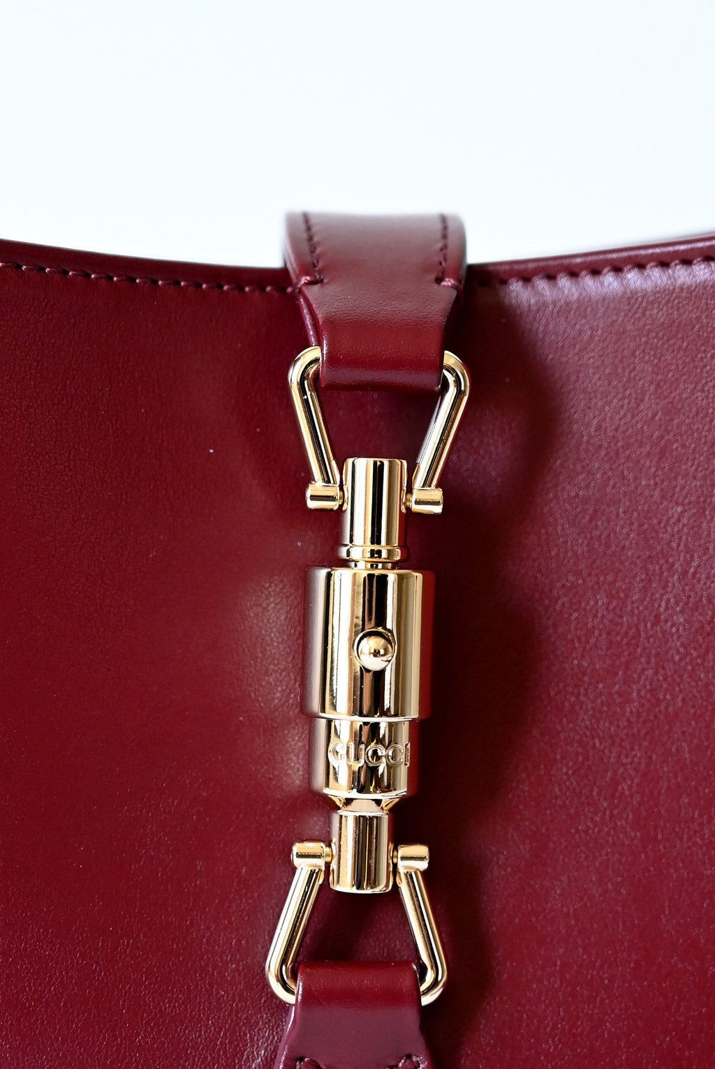Bolso de hombro Jackie, nueva versión, de piel roja