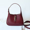 Bolso de hombro Jackie, nueva versión, de piel roja