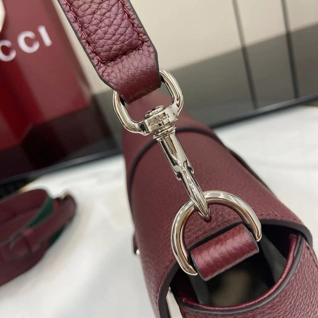 Bolso bandolera Ancora de piel roja