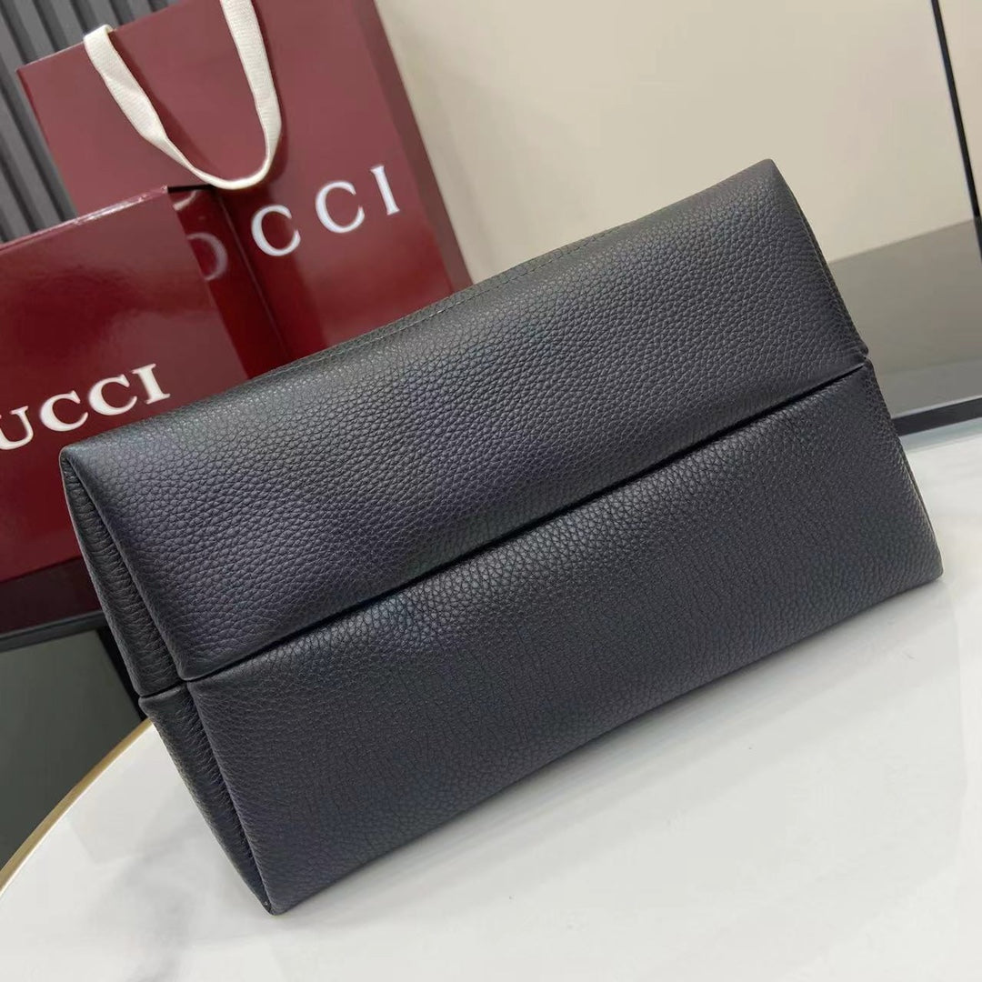 Bolso bandolera Softbit de piel negra