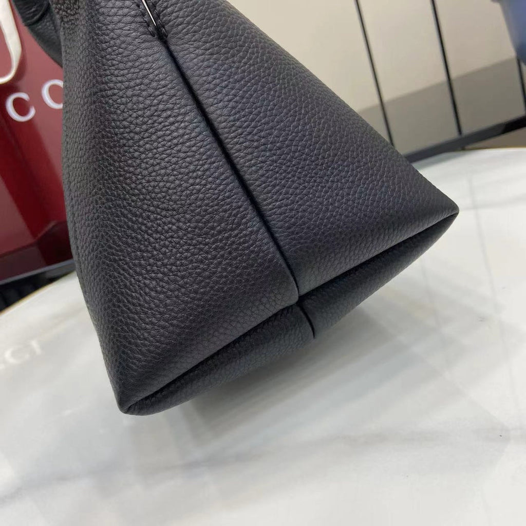 Bolso bandolera Softbit de piel negra