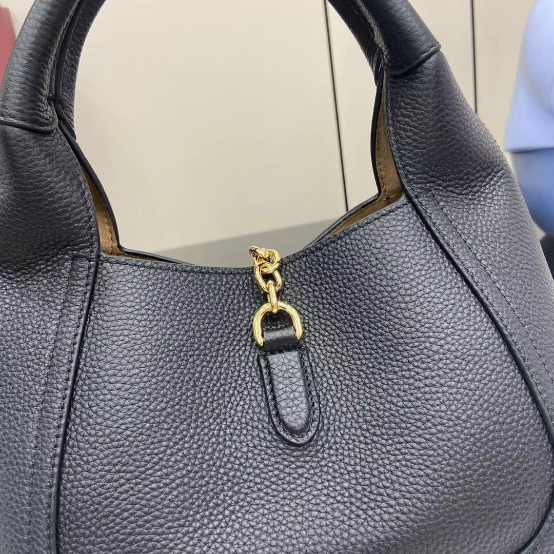 Bolso bandolera Softbit de piel negra