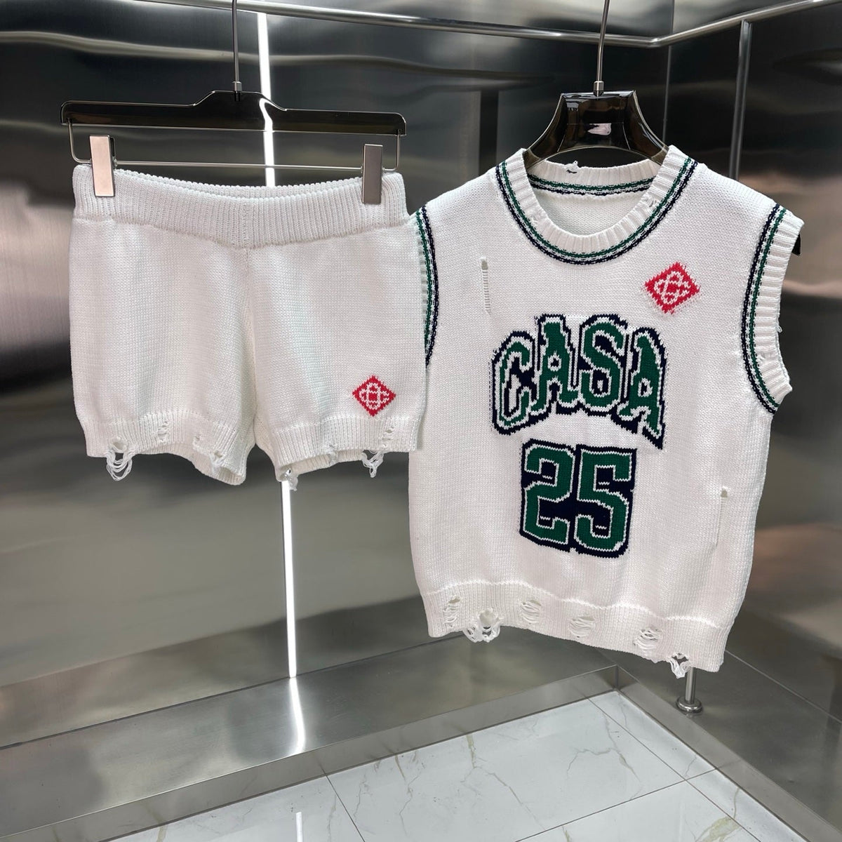 Embroidered Knit Sweater Set – Men