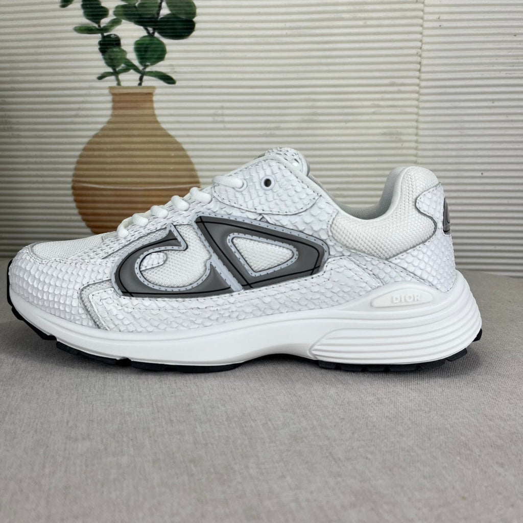 Zapatillas inspiradas en B30 – Piel de serpiente blanca