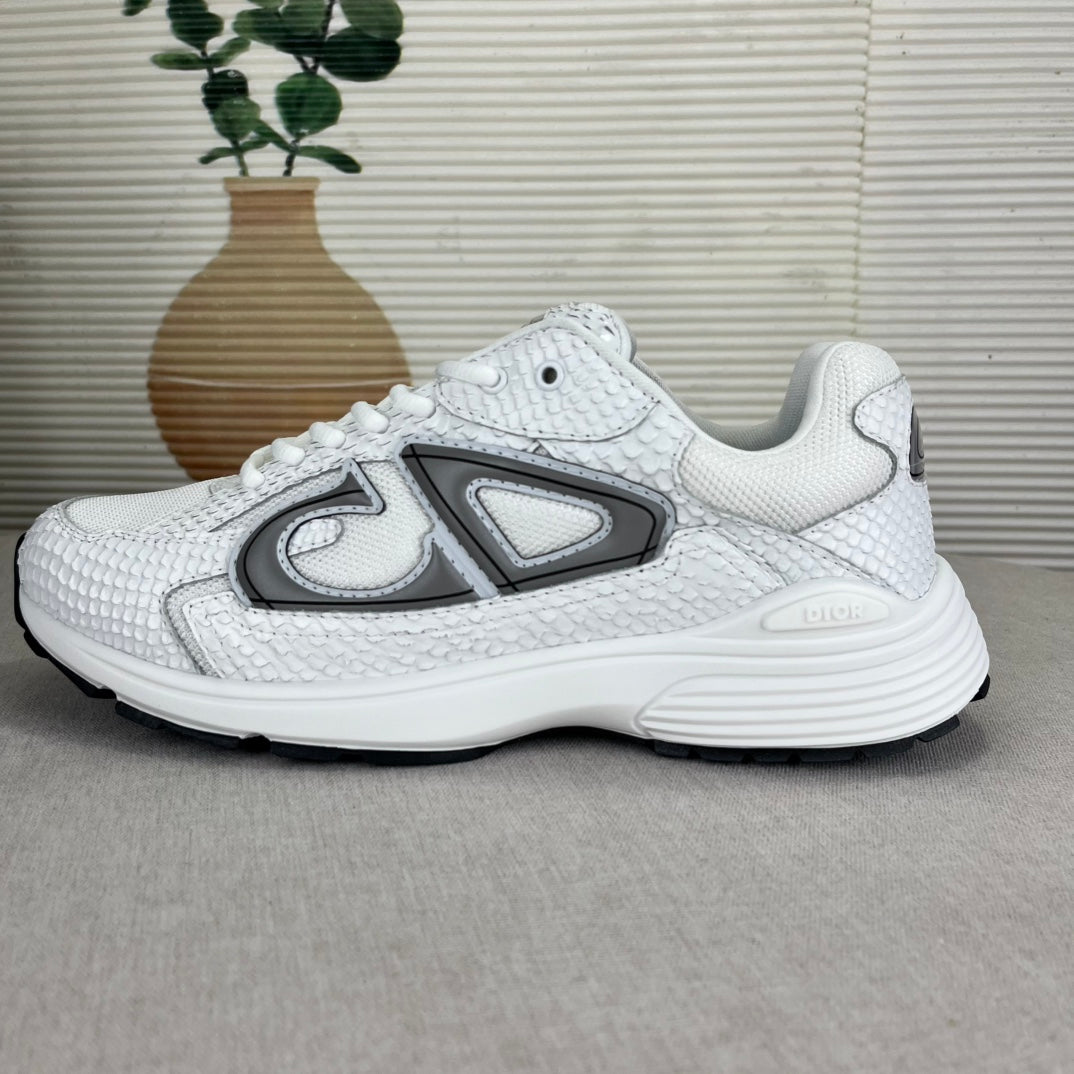 Zapatillas inspiradas en B30 – Piel de serpiente blanca