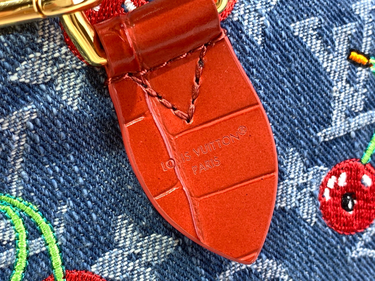 Monograma Denim Cereza