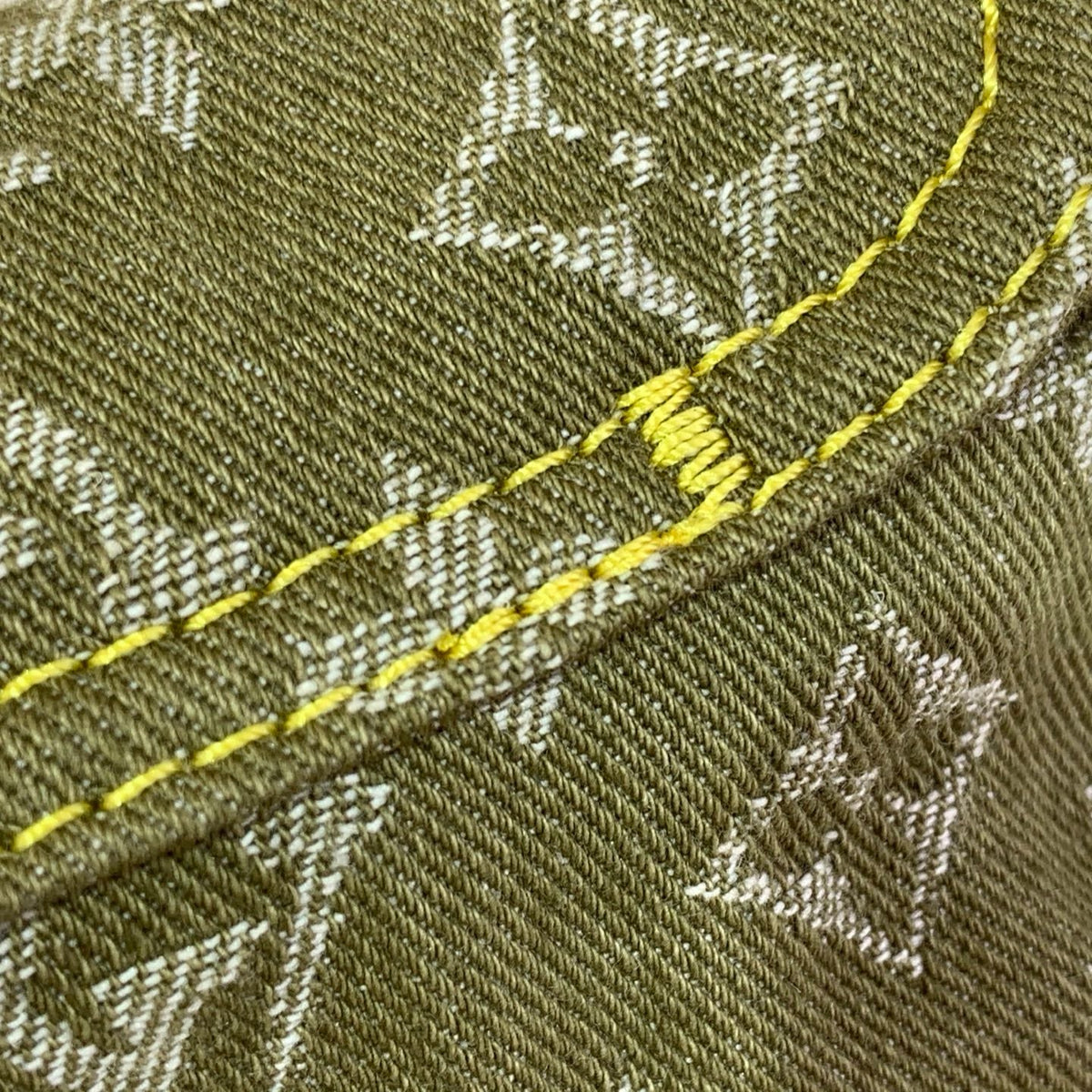 Bolso bandolera vintage de mezclilla verde