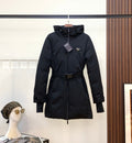 Chaqueta de plumón de ganso negro