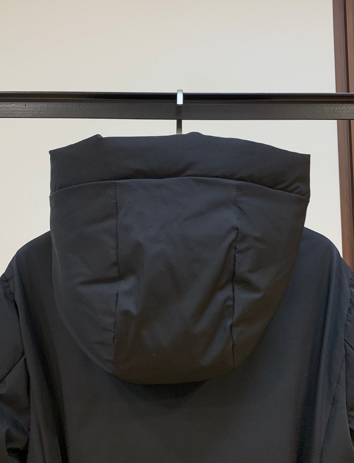 Chaqueta de plumón de ganso negro