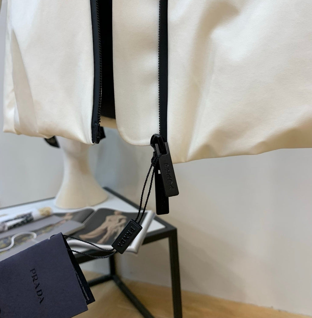 Chaqueta de plumón de ganso blanco