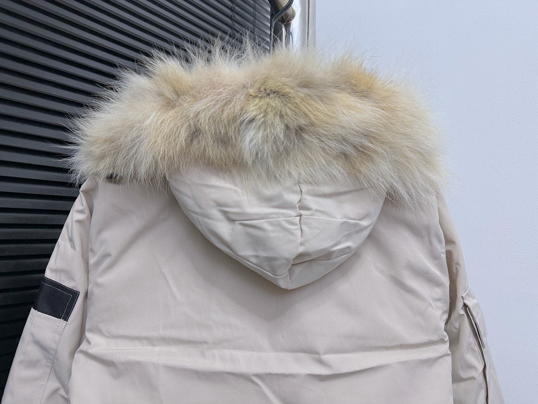 Parka de plumón de expedición prémium