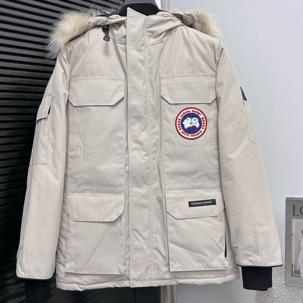Parka de plumón de expedición prémium