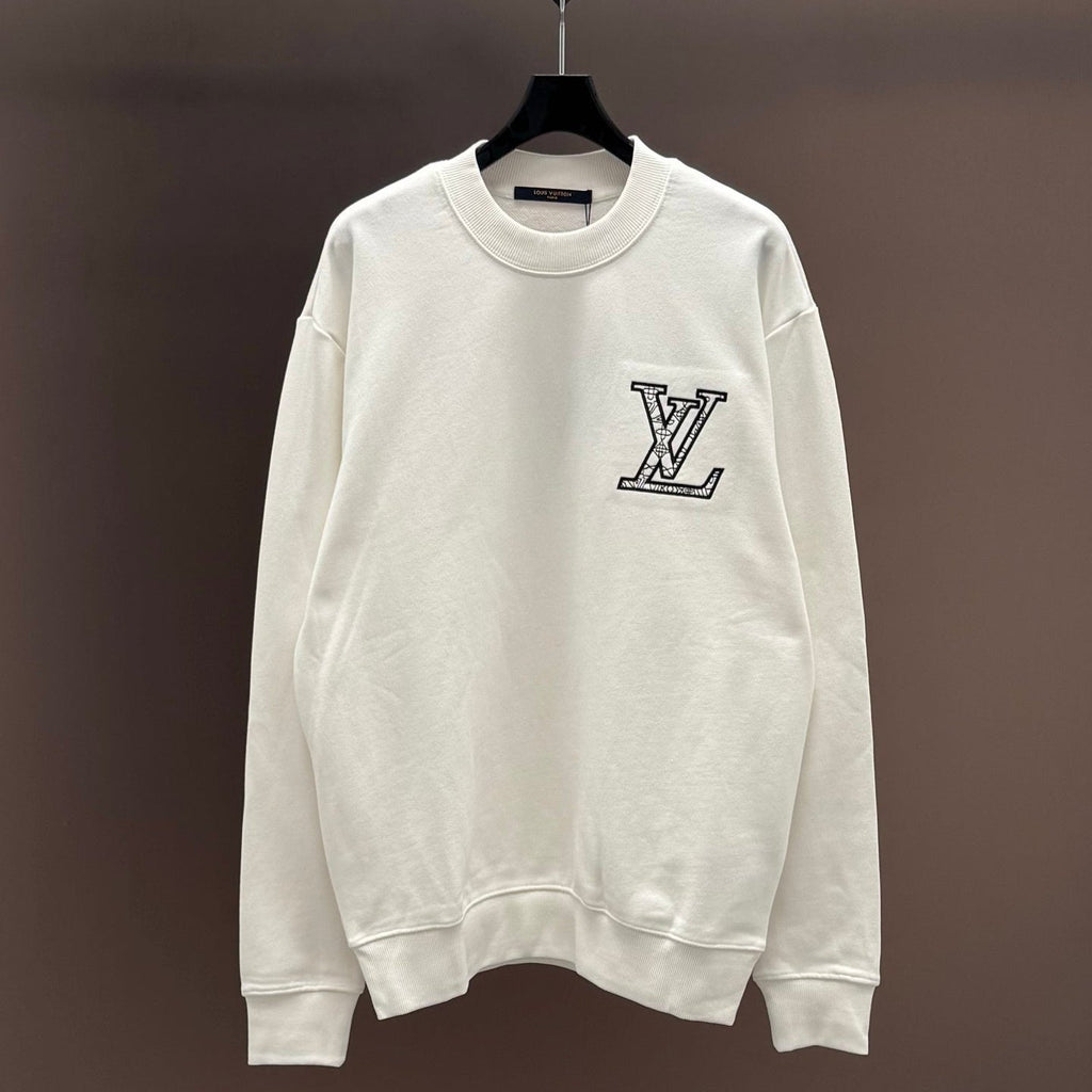 Sudadera clásica con espalda bordada