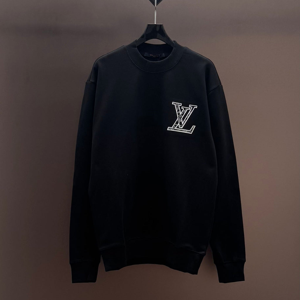 Sudadera clásica con espalda bordada