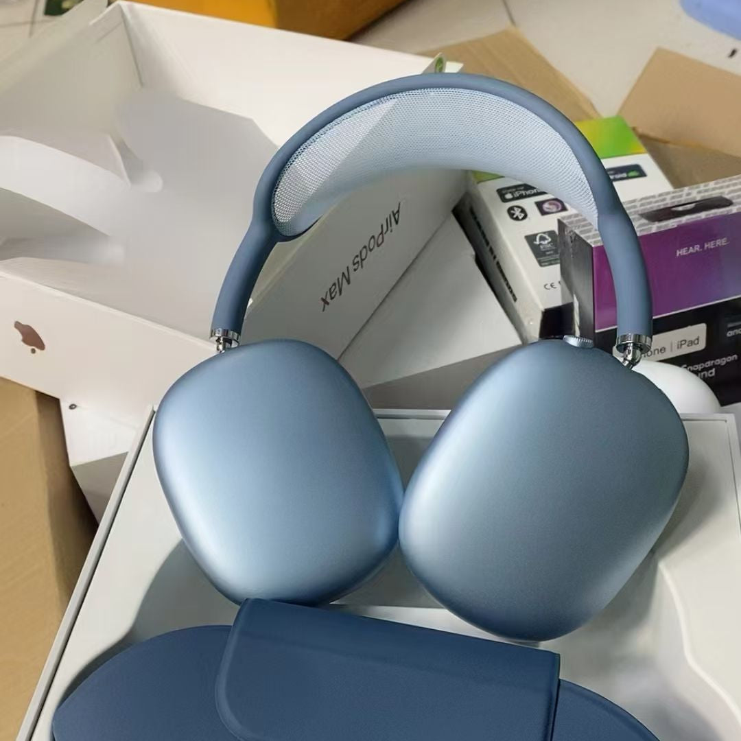 Auriculares inalámbricos supraaurales azules