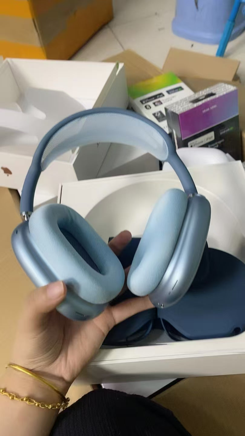 Auriculares inalámbricos supraaurales azules
