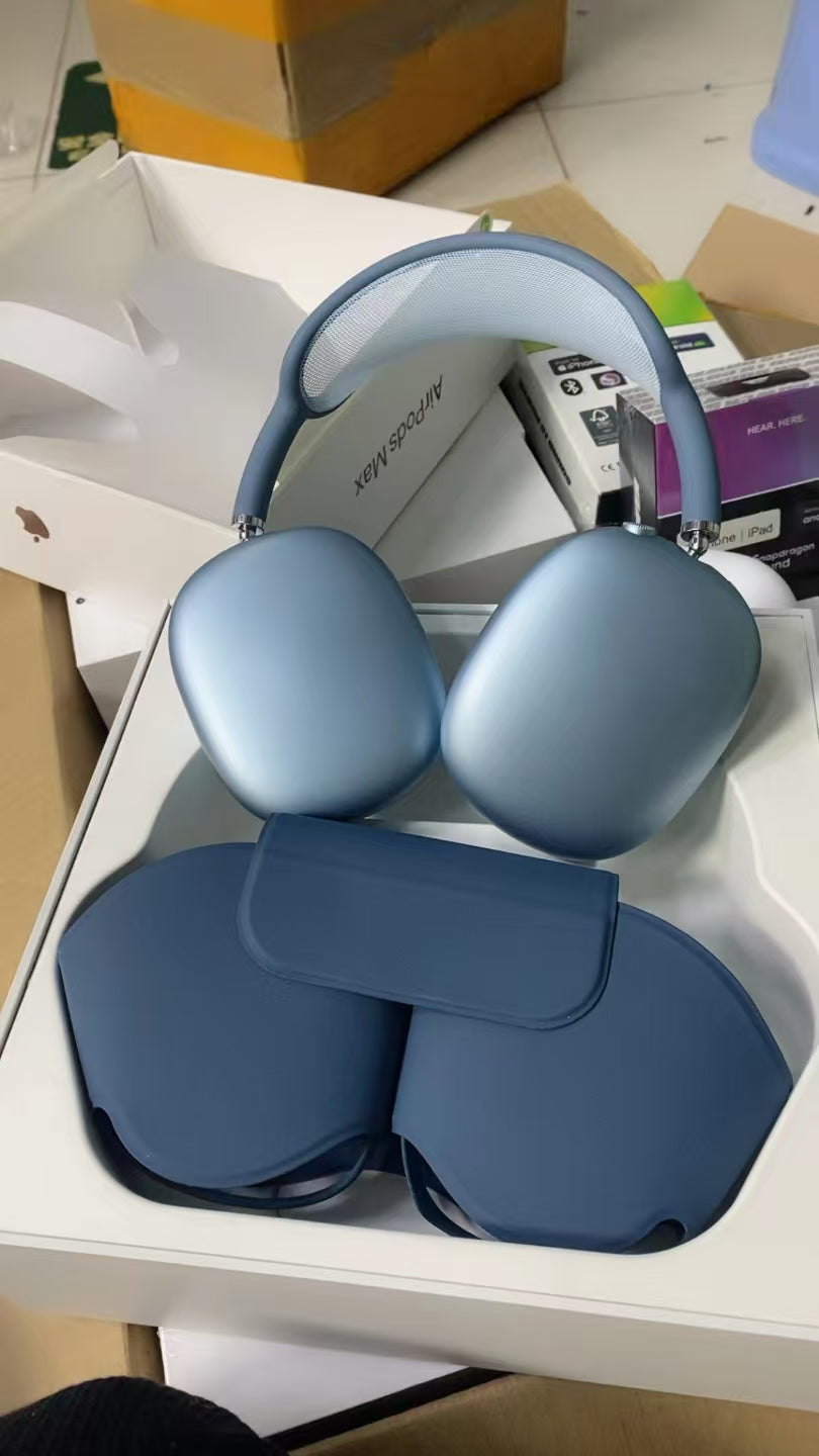 Auriculares inalámbricos supraaurales azules