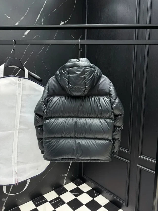 Chaqueta acolchada de plumón negra
