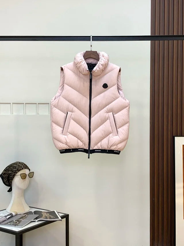 Chaleco de plumas Chevron