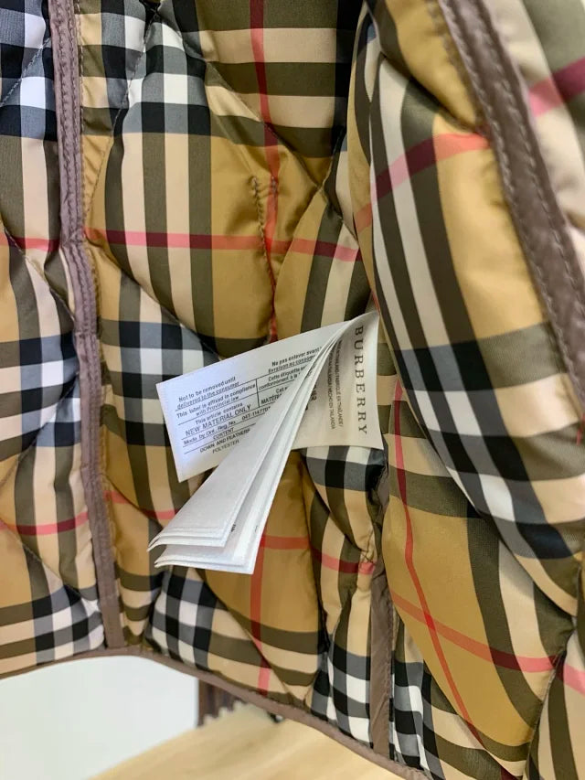 Chaqueta acolchada de rombos