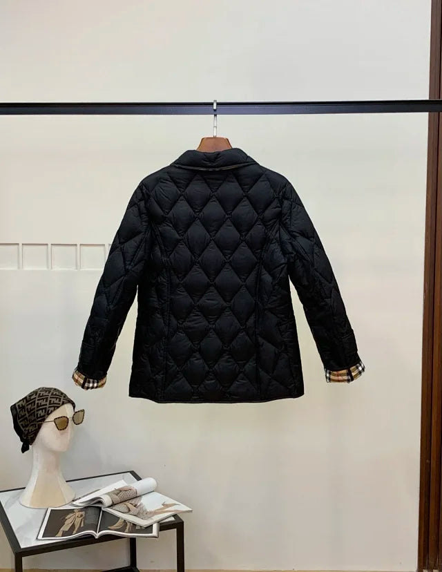 Chaqueta acolchada de rombos