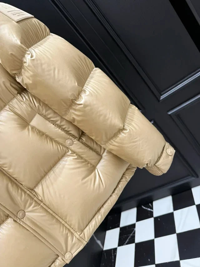 Chaqueta acolchada de plumón negra