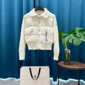 Chaqueta de plumón de lana