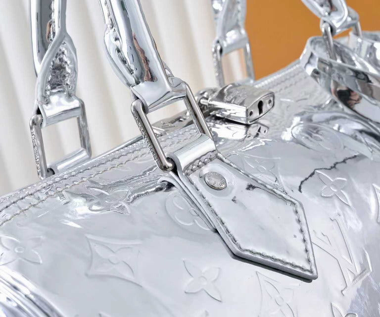 Monogram silver bag