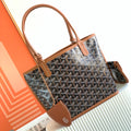 Bolso tote con estampado clásico